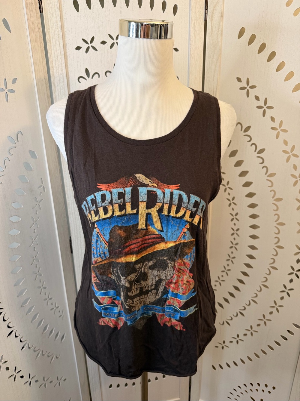 Spell 100% Cotton Rebel Rider Muscle Tank